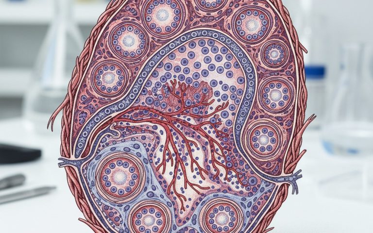 Illustration anatomique d'un ganglion axillaire montrant sa structure interne et son rôle immunitaire.