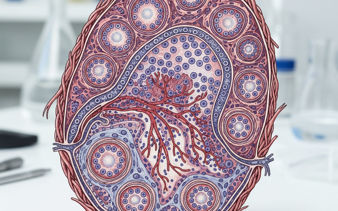 Illustration anatomique d'un ganglion axillaire montrant sa structure interne et son rôle immunitaire.