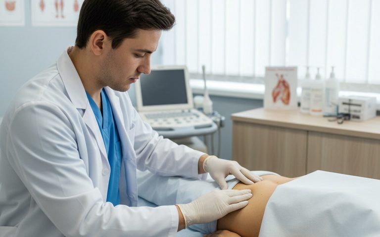 Consultation médicale pour évaluer la liposuccion du ventre